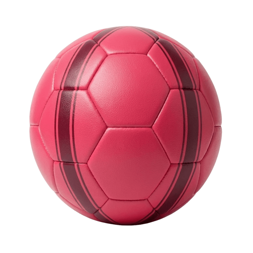 Image of a pink soccer ball